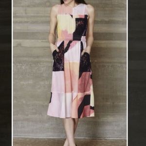 Rachel Comey - Fond Dress Pink Collage NWT size 6